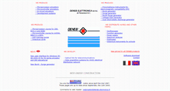 Desktop Screenshot of deneb.electronics.it